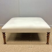 Large Square Footstool For Upholstery
