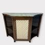 Regency Style Side Cabinet With Faux Marble