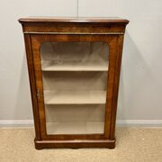 Walnut And Marquetry Pier Cabinet