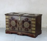 19th Century Brass-Studded Zanzibar Chest