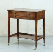 George III Mahogany Two Tier Side Table, C.1790