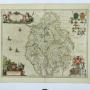 Jan Jansson Map of Cumbria & Westmoria c.1646