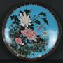 Japanese Meiji Period 15 inch Cloisonné Charger