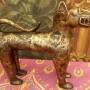 Benin Bronze Leopard Lost Wax Casting Pre 1900