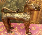 Benin Bronze Leopard Lost Wax Casting Pre 1900