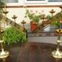 Gothic Candelabrum Height 34 Inch Brass 1860