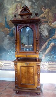 penny arcade polyphon walnut case gwo 1890 Penny arcade polyphon walnut case gwo 1890