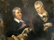 Sir Walter Scott and his dog artist Comrick Brown