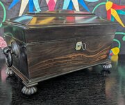 William IV Coromandel Tea Caddy.