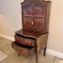 18th century Dutch walnut marquetry inlaid cabinet  Dutch walnut inlaid cabinet