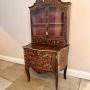 18th century walnut inlaid cabinet