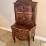 18th century Dutch walnut marquetry inlaid cabinet