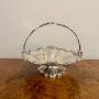 Antique Edwardian silver plated cake basket