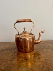 Antique George III Small Copper Kettle