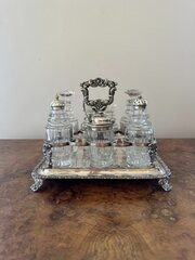  Antique Georgian Seven Bottle Cruet Set 