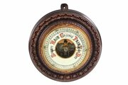 Antique Round Aneroid Wall Barometer
