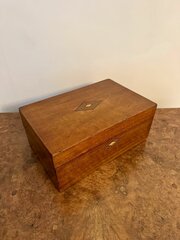Antique Victorian Tunbridge Ware Writing Slope 