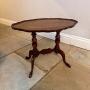 Antique mahogany occasional table  Victorian mahogany occasional table