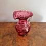 Antique cranberry glass jug  Cranberry glass jug