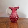 Attractive Quality Antique Cranberry Glass Jug
