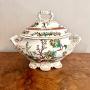 Charming antique Victorian large porcelain tureen 