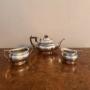 Edwardian Silver Plated Three Piece Tea Set