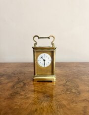 Fine Quality 19th Century Brass Carriage Clock  