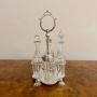 Fine quality antique Edwardian silver plated cruet