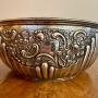 Antique silver plate bowl  Victorian silver plate bowl