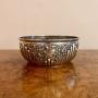 Quality antique Victorian large silver plate bowl