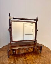 Quality Antique Victorian Mahogany Swing Mirror