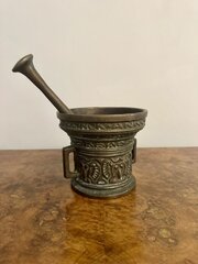 Quality Antique Bronze Pestle And Mortar