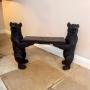 Unusual19th Century Black Forest Bear Musical Seat