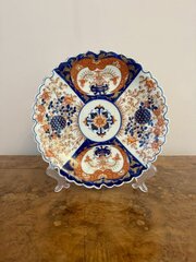 Unusual Antique Japanese Imari Plate 