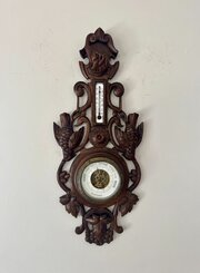  Victorian Black Forest Aneroid Barometer