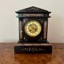 Victorian Quality Marble Inlaid Mantle Clock
