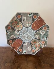 Antique 19th Century Imari Porcelain Charger 