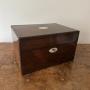 antique Victorian rosewood vanity box 