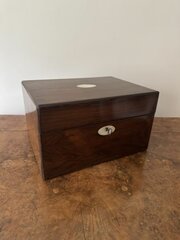 Antique Victorian Rosewood Vanity Box 