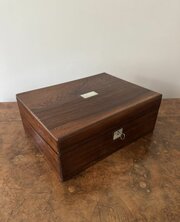 Quality Antique Victorian Rosewood Writing Slope 