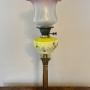 Quality large antique Victorian oil lamp 