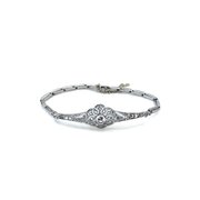 Art Deco Pierced Diamond Bracelet