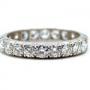 Full Diamond Eternity Ring in Platinum