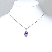 Pink Kunzite & Diamond Necklace