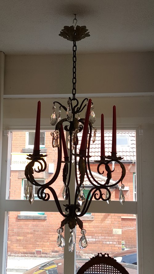 Antiques Atlas French Iron Chandelier