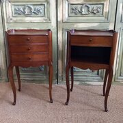 A Lovely Pair Of French Bedside / Lamp Tables