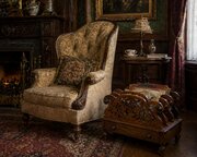 Victorian Walnut Canterbury