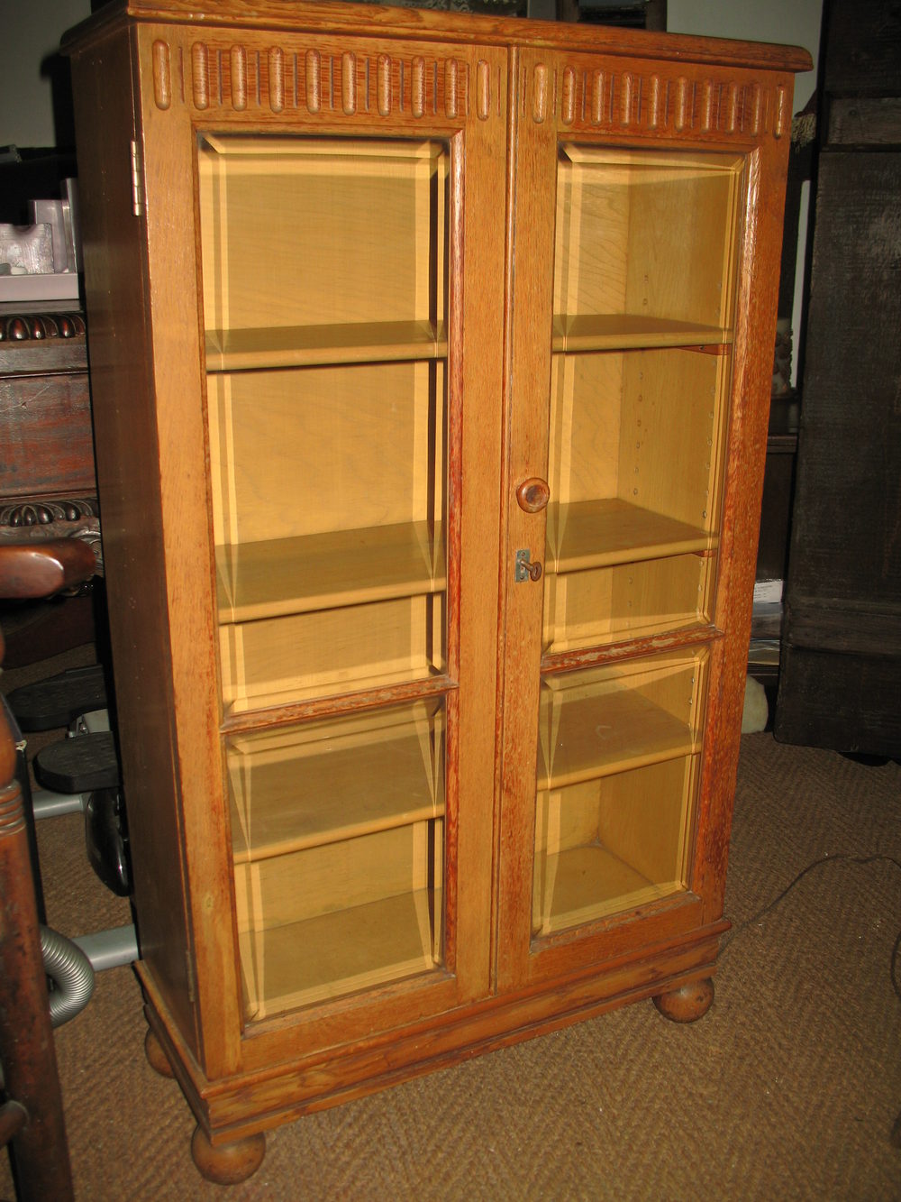 Oak Floor Standing Bookcase Antiques Atlas