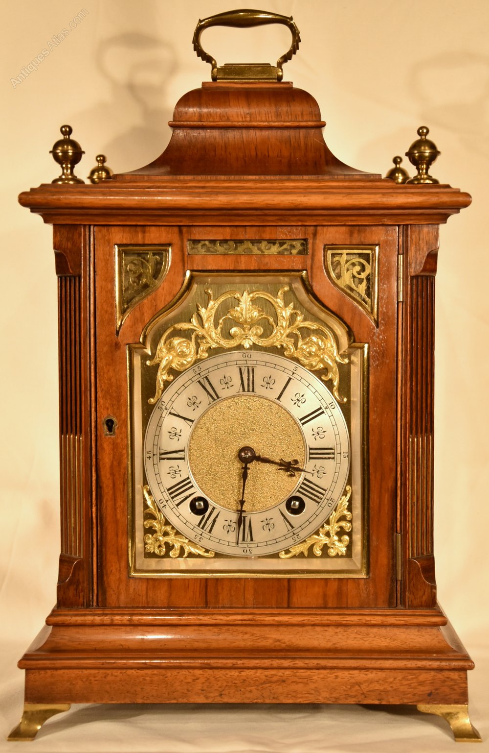 Antiques Atlas A German Quarter Striking Mantel Clock By Lenzkirs