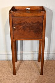 George III Mahogany Bedside Cupboard